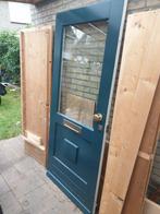 Hardhouten buitendeur 211,5 x 92, Doe-het-zelf en Verbouw, Ophalen, Zo goed als nieuw
