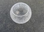 vaas Craquelé glas     hoogte 13 cm   doorsnede hals 9,5 cm, Huis en Inrichting, Woonaccessoires | Vazen, Minder dan 50 cm, Glas