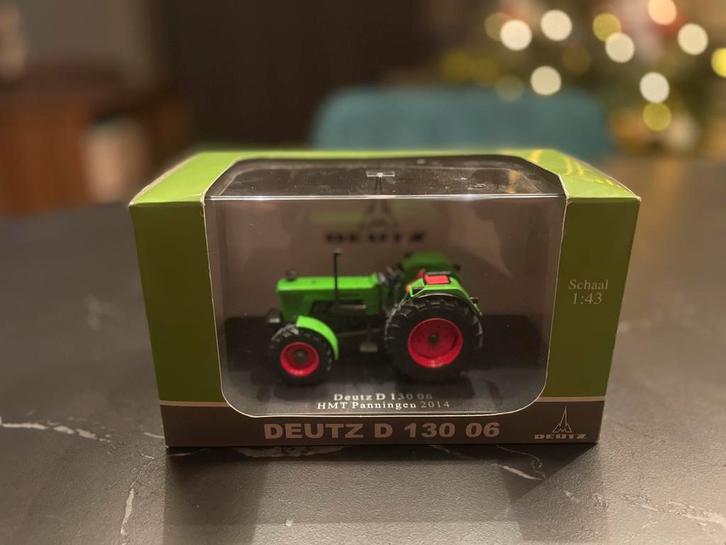Deutz D 130 06 HMT panningen 2014 oplage 1.000 stuks!! 1:43, Hobby en Vrije tijd, Modelauto's | 1:32, Zo goed als nieuw, Tractor of Landbouw