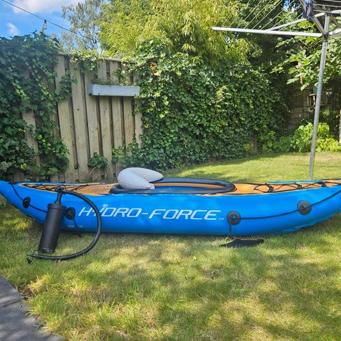 Hydro Force opblaasbare kano, eenpersoons, Watersport en Boten, Kano's, Zo goed als nieuw, Overige typen, Opblaasbaar, Ophalen