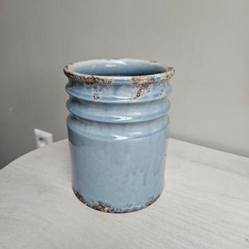 Blauwe vaas/ pot [Sia] beschikbaar voor biedingen