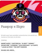 Paaspop x Sligro 28 maart, Tickets en Kaartjes