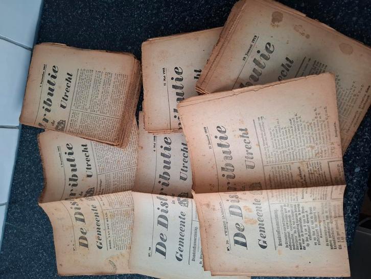 Utrecht, eerste wereldoorlog, Boeken, Tijdschriften en Kranten, Gelezen, Krant, Ophalen of Verzenden