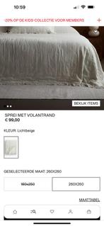 H&m bedaprei, Beige, Overige typen, Tweepersoons, Ophalen of Verzenden