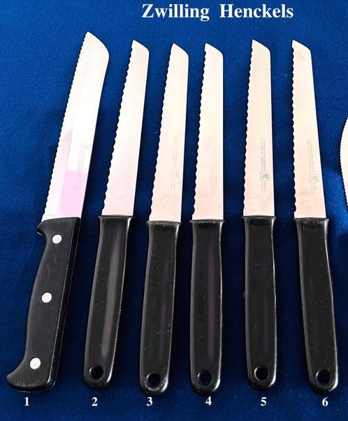 Zwilling Henckels 6x Mes kunststof heft € 5 per stuk Vintage, Huis en Inrichting, Keuken | Keukenbenodigdheden, Gebruikt, Ophalen