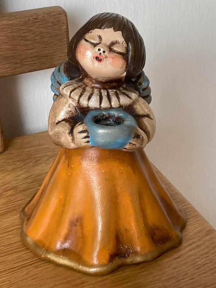 Vintage THUN Bolzano Italie engel kaarsenhouder handgemaakt, Diversen, Kerst, Zo goed als nieuw, Ophalen of Verzenden