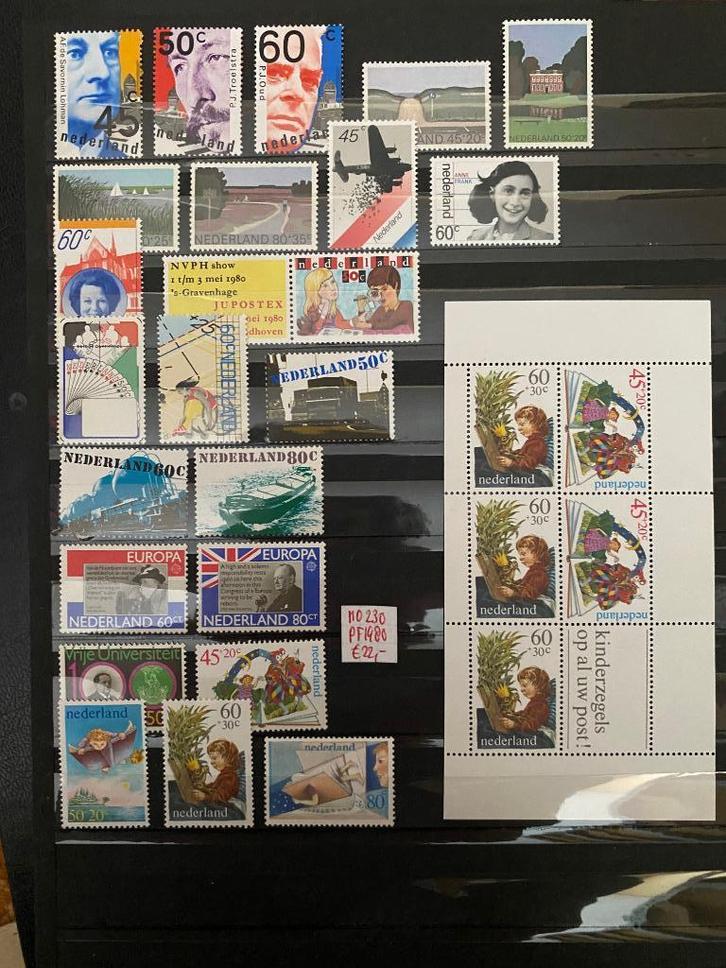 Nederland 1980 postzegels postfris compleet, Postzegels en Munten, Postzegels | Nederland, Postfris, Na 1940, Verzenden