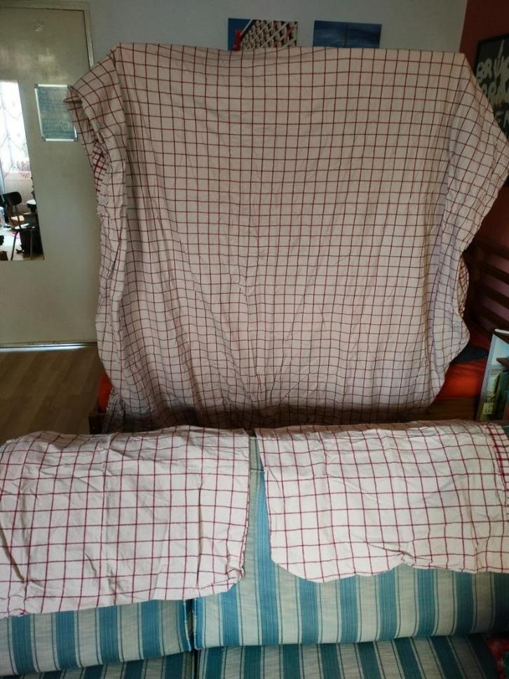 Flanellen dekbedovertrek H&M home winter kerst rood geruit, Huis en Inrichting, Slaapkamer | Beddengoed, Zo goed als nieuw, Dekbedovertrek