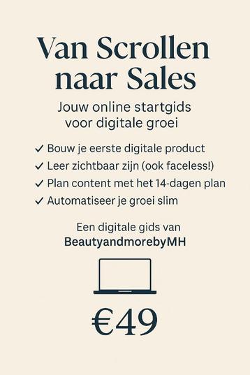 Premium gids – Van Scrollen naar Sales | Start jouw digitale beschikbaar voor biedingen