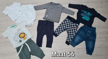 Te koop: Kledingpakket maat 56, 62, 68 en 74!