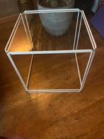 vintage design Max Sauze isocele bijzettafeltje jaren 70, Ophalen, Minder dan 45 cm, Gebruikt, Vierkant