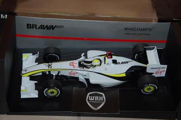 1:18 BRAWN BGP 001 BUTTON F1 Minichamps RARE !! WRH beschikbaar voor biedingen