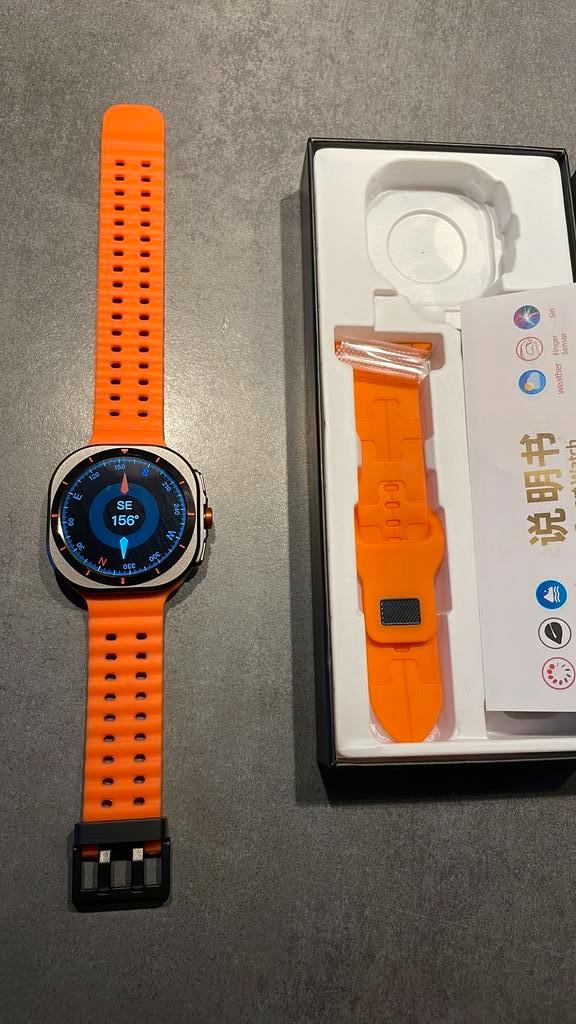 Z7 Ultra Smartwatch - Nieuw in doos!, Sieraden, Tassen en Uiterlijk, Smartwatches, Nieuw, Android, Oranje, Afstand, Waterdicht