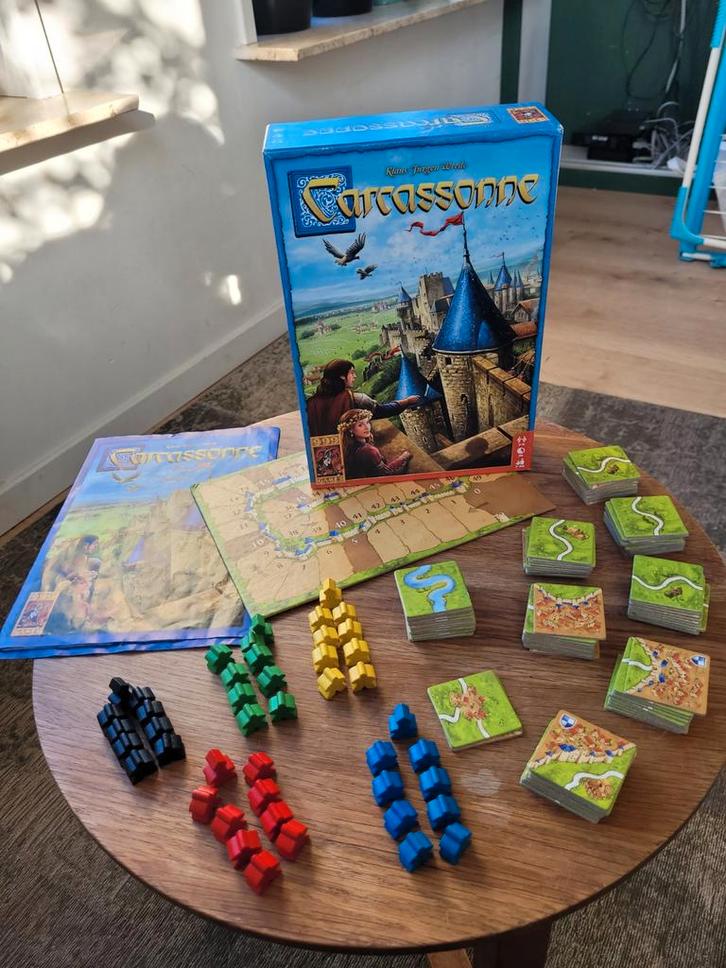 Carcassonne Bordspel - Leg je eigen landschap!, Hobby en Vrije tijd, Gezelschapsspellen | Bordspellen, Zo goed als nieuw, Een of twee spelers