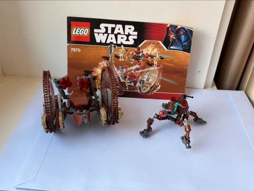 Lego star wars hailfire droid & spider droid 7670 compleet, Kinderen en Baby's, Speelgoed | Duplo en Lego, Zo goed als nieuw, Ophalen of Verzenden
