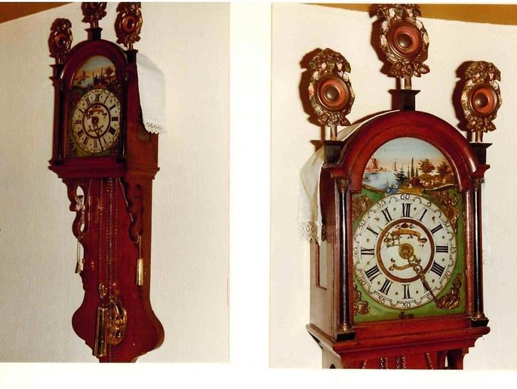 Te Koop aangeboden Friesestaartklok,, Antiek en Kunst, Antiek | Klokken, Ophalen of Verzenden