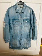 Ivivi spijkerjack wrecked medium long, Kleding | Dames, Jassen | Zomer, Ophalen of Verzenden, Zo goed als nieuw, Maat 38/40 (M)