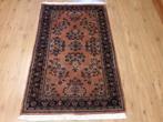 Vintage handgeknoopt perzisch tapijt sarough 160x95, 200 cm of meer, 50 tot 100 cm, Overige kleuren, Gebruikt