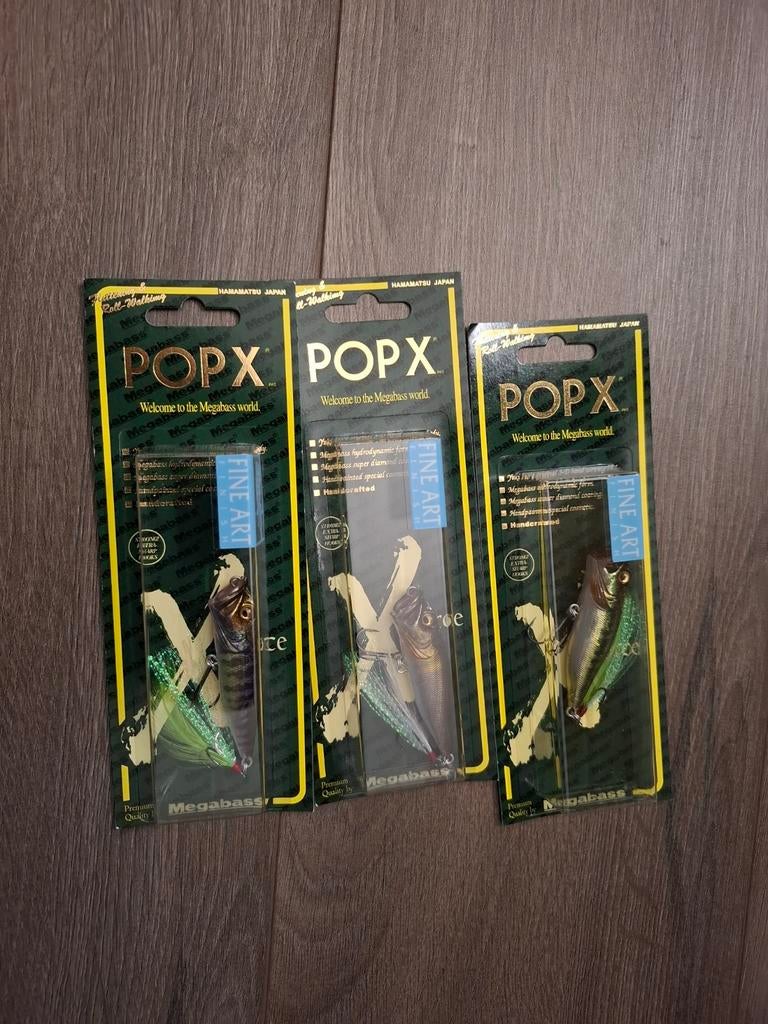 Megabass Pop X Poppers - Topwaters, Watersport en Boten, Hengelsport | Roofvissen, Ophalen of Verzenden, Zo goed als nieuw, Overige typen