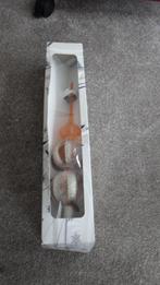 mooie oranje piek, zilverkleurig versierd, Diversen, Kerst, Ophalen of Verzenden, Gebruikt