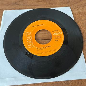 Elvis Presley - If I can dream (vinyl single) beschikbaar voor biedingen