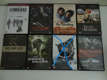 Diverse dvd's oorlogfilms beschikbaar voor biedingen