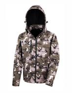 Camouflage softshell jack maat XS, Kleding | Heren, Jassen | Zomer, Maat 46 (S) of kleiner, Result, Ophalen of Verzenden, Zo goed als nieuw