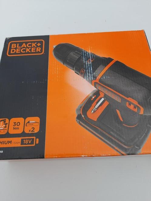 BOORMACHINE  BLACK&DECKER, Doe-het-zelf en Verbouw, Gereedschap | Boormachines, Zo goed als nieuw, Boormachine, 600 watt of meer
