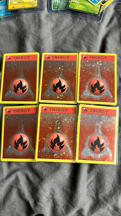 Vintage 1995 Holo Fire Energy Promo Pokemon kaart, Hobby en Vrije tijd, Verzamelkaartspellen | Pokémon, Zo goed als nieuw, Meerdere kaarten