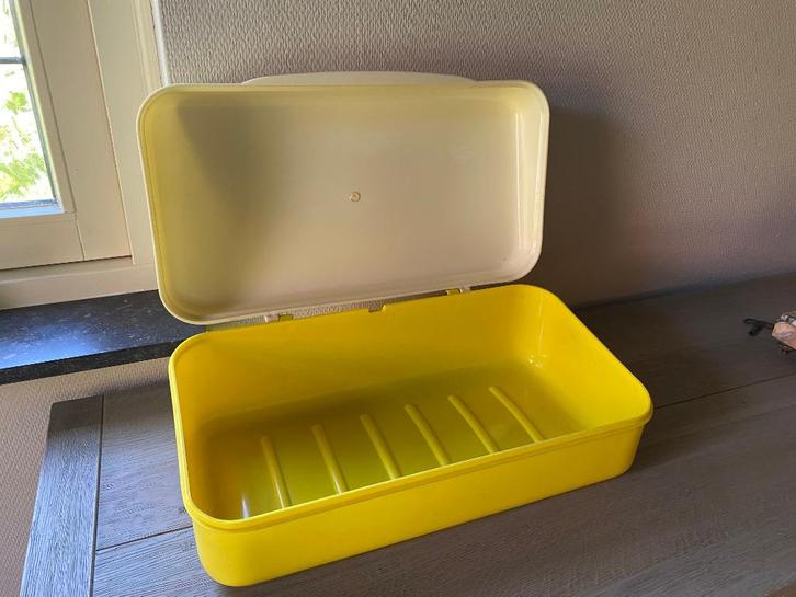 Retro Space Age broodtrommel Beccon Plastics, Huis en Inrichting, Keuken | Keukenbenodigdheden, Gebruikt, Ophalen of Verzenden