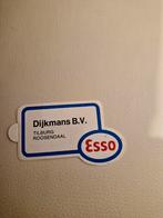 5567 Vintage Esso Sticker Dijkmans B.V., Ophalen of Verzenden, Gebruikt