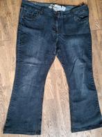 Donkerblauwe Used Look Spijkerbroek Maat 52, Verzenden, Gedragen, Blauw, Overige jeansmaten