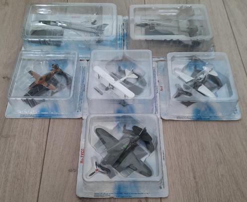 6 vliegtuigen nieuw in verpakking, straaljagers, Hobby en Vrije tijd, Modelbouw | Vliegtuigen en Helikopters, Zo goed als nieuw