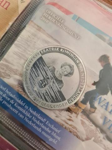 35 Nederlandse Coincards €5,00 zwaar verzilverd beschikbaar voor biedingen