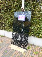 Gratis tafel / bureau blad van glas, Huis en Inrichting, Bureaus, Ophalen, Gebruikt, Bureau
