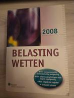 Belastingwetten 2008, Ophalen of Verzenden, Beta, Zo goed als nieuw, HBO