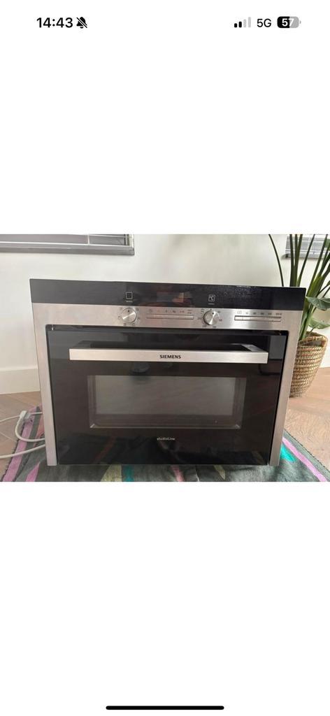 Siemens StudioLine combi oven / magnetron., Witgoed en Apparatuur, Ovens, Zo goed als nieuw, Inbouw, Oven met grill, Minder dan 45 cm