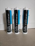 3 Nieuwe Co-Pro Acrylkit plinten- of montage kit. Wit, Minder dan 4 cm, Overige materialen, Nieuw, Ophalen of Verzenden
