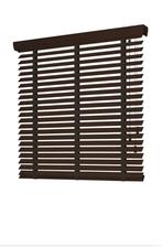 Houten jaloezie walnoot, Huis en Inrichting, Stoffering | Gordijnen en Lamellen, Ophalen, Japandi, 100 tot 150 cm, Bruin