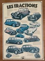 Royale poster Les Tractions Citroën Avant Traction modellen, Boeken, Auto's | Boeken, Ophalen of Verzenden, Gelezen, Citroën