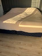 Hastens boxspring Luxaria 180x200, Gebruikt, Blauw, Tweepersoons, Ophalen of Verzenden