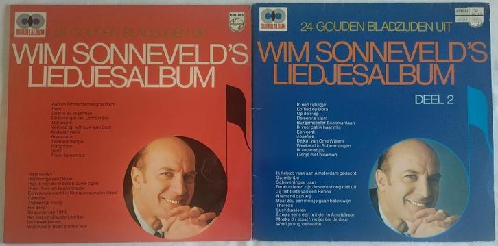 2 dubbellp's Wim Sonneveld - Wim Sonneveld's Liedjesalbum, Cd's en Dvd's, Vinyl | Nederlandstalig, Gebruikt, Pop, 12 inch, Ophalen of Verzenden