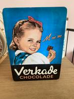 Vintage Verkade chocoladeblik, Ophalen of Verzenden, Gebruikt, Verkade