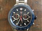 Tag Heuer Carrera Calibre 02 automatic, Sieraden, Tassen en Uiterlijk, Horloges | Heren, Ophalen, Staal, Staal, Polshorloge