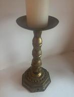Mooie messing kandelaar, Antiek en Kunst, Ophalen of Verzenden, Koper of Brons