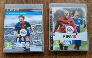 Gratis Fifa 10 en 13 voor de PlayStation 3  beschikbaar voor biedingen