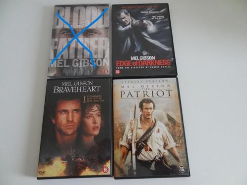 Diverse originele DVD's met Mel Gibson, Cd's en Dvd's, Dvd's | Actie, Zo goed als nieuw, Actie, Vanaf 16 jaar, Ophalen