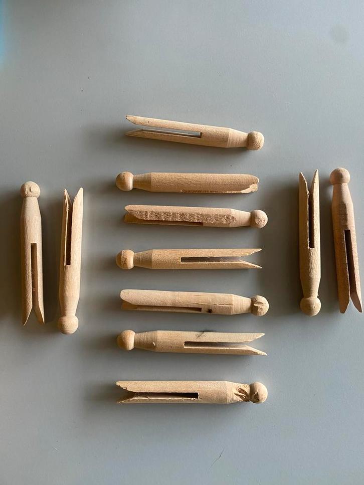 Houten Wasknijpers - Traditioneel & Duurzaam, Huis en Inrichting, Keuken | Keukenbenodigdheden, Gebruikt, Ophalen of Verzenden