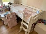 Half hoogslaper met uittrekbaar bureau, Kinderen en Baby's, Kinderkamer | Stapelbedden en Hoogslapers, Ophalen, Gebruikt, Halfhoogslaper