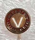 Klein Vredestein Speldje Witte V, Verzamelen, Speldjes, Pins en Buttons, Ophalen of Verzenden, Gebruikt, Merk, Speldje of Pin